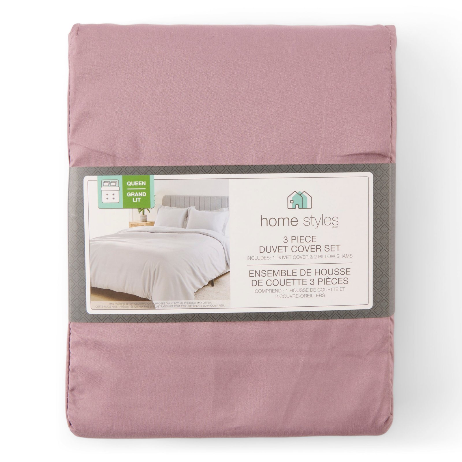 HomeStyles Duvet Cover Set, Queen, 3 Piece