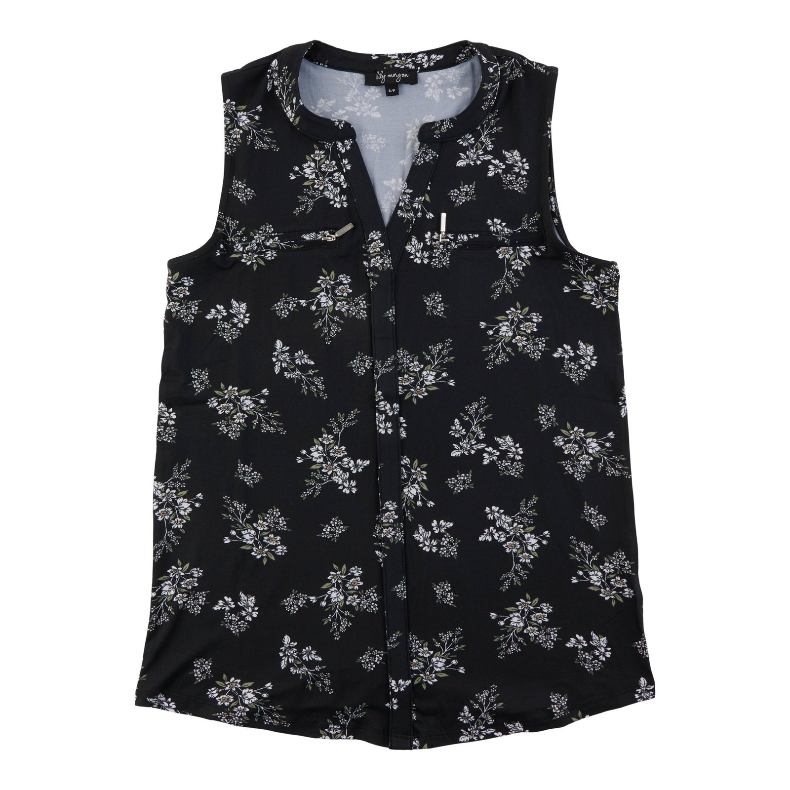 lily morgan Women's Camisole with Zipper Detail