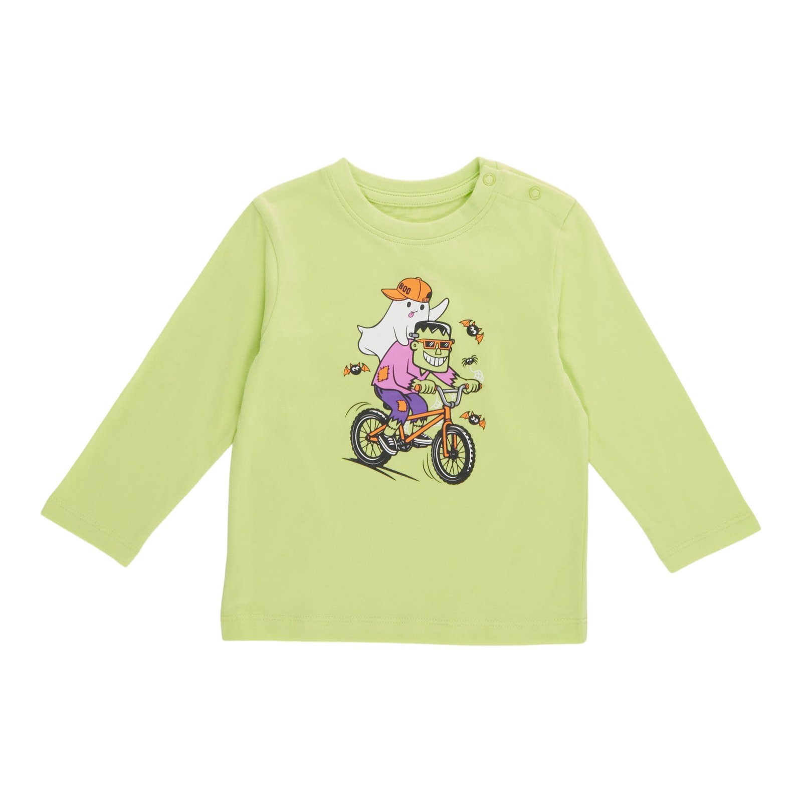 Infant Unisex Novelty Printed Long Sleeve T-Shirt, 12-24 Month
