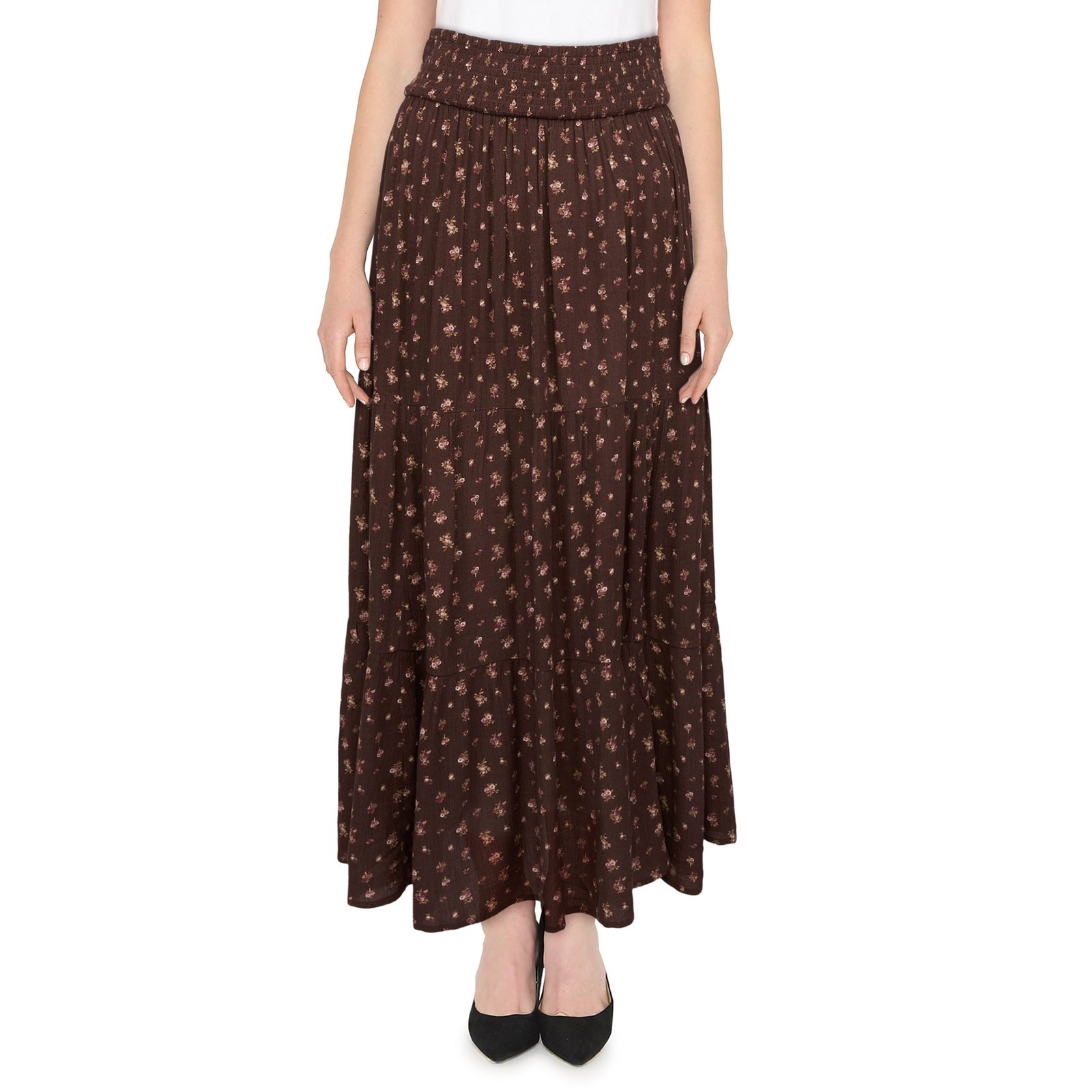 mySTYLE Women's Floral Boho Skirt