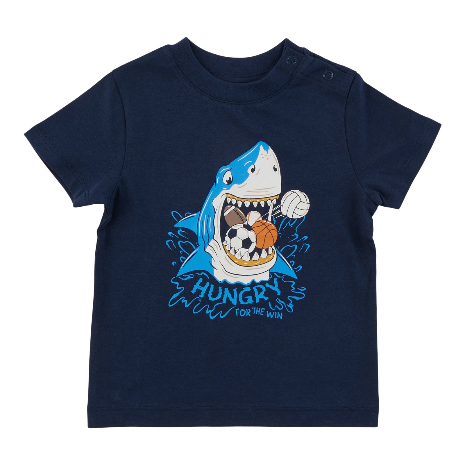 MONKEY BARS Infant Boys' Varsity Printed Short Sleeve T-Shirt, 12-24 Month