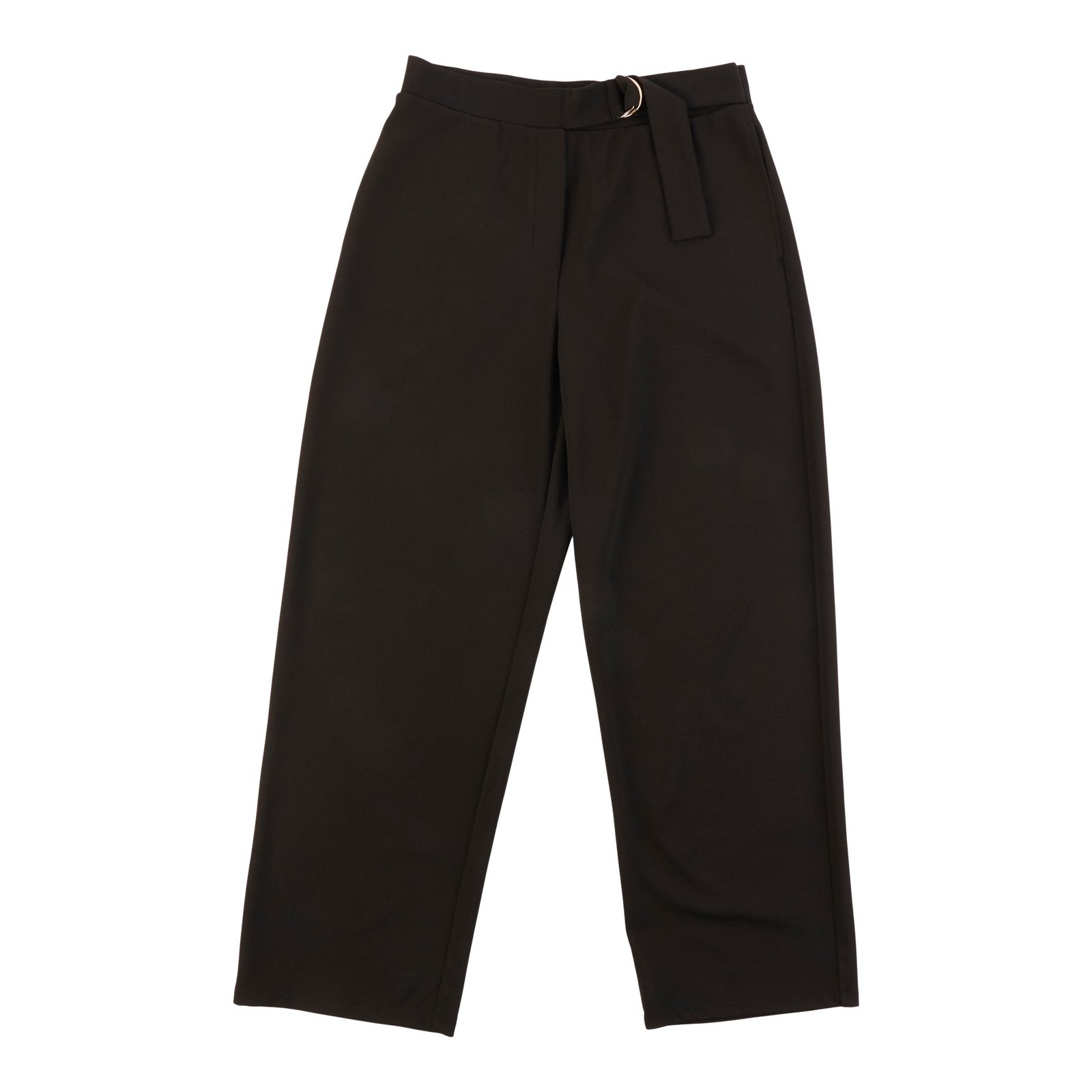 lily morgan Women's Wide-Leg Side-Buckle Pants