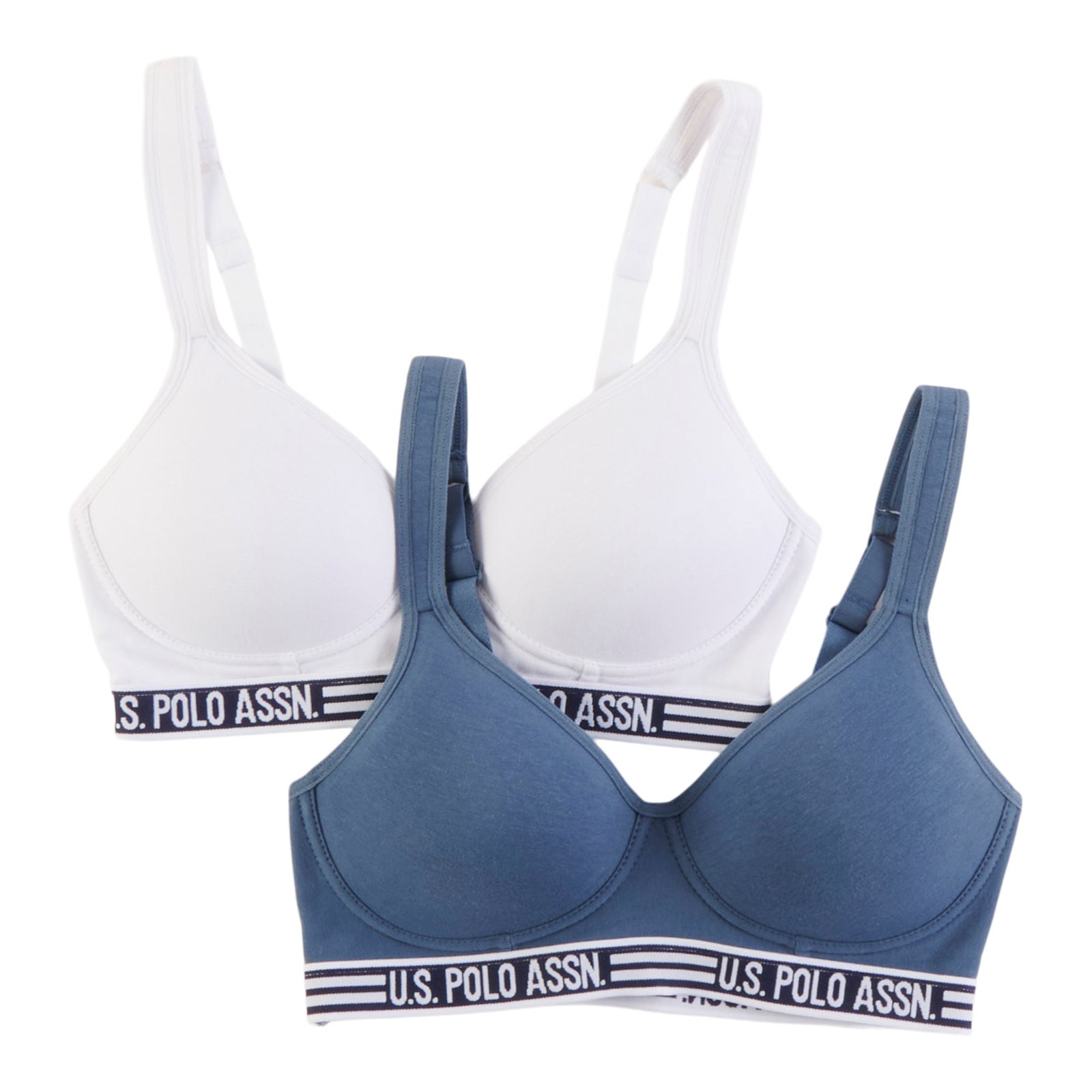 U.S. Polo Women's Sports Bra, 2-Pack