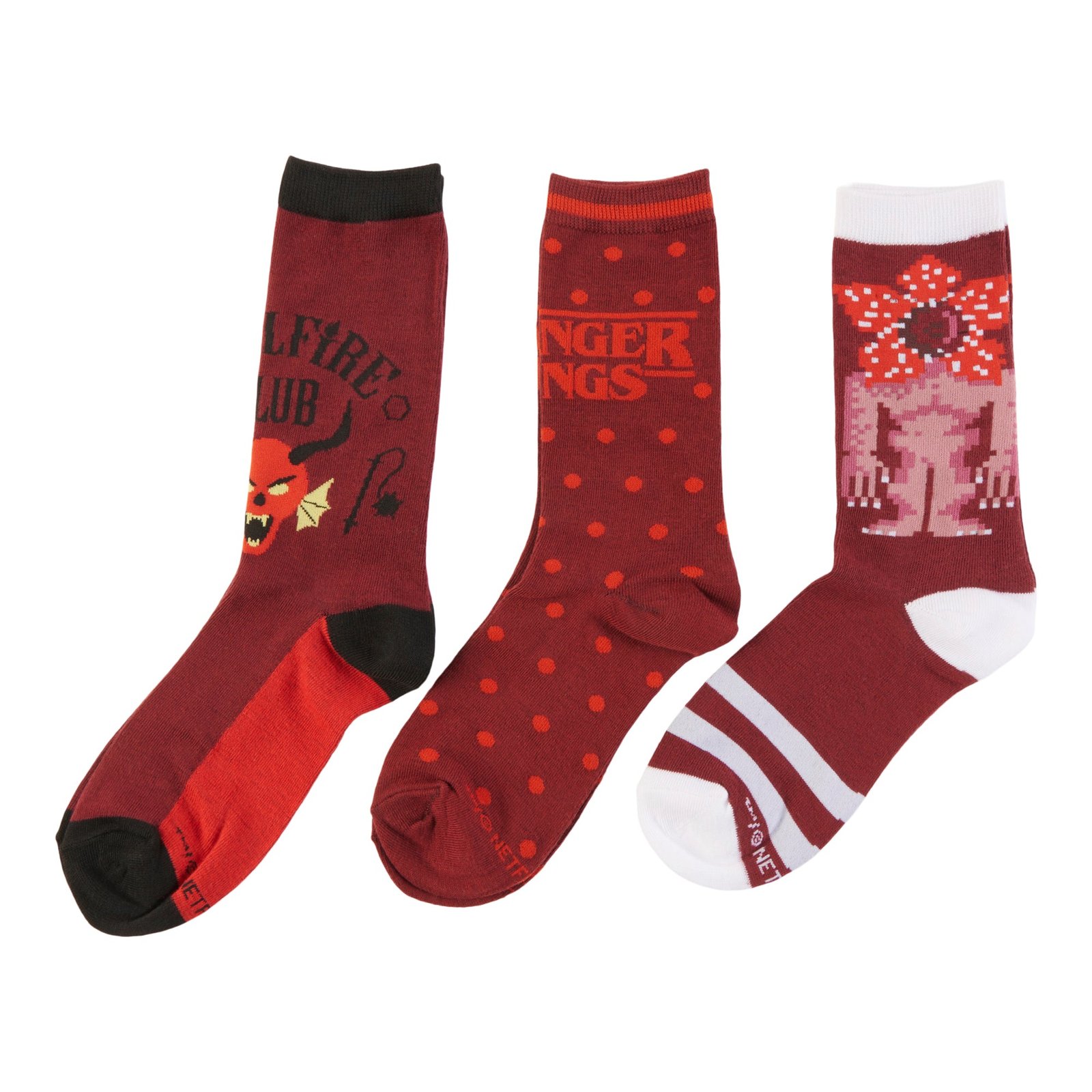 Women's Licensed Novelty Crew Socks, 3-Pack