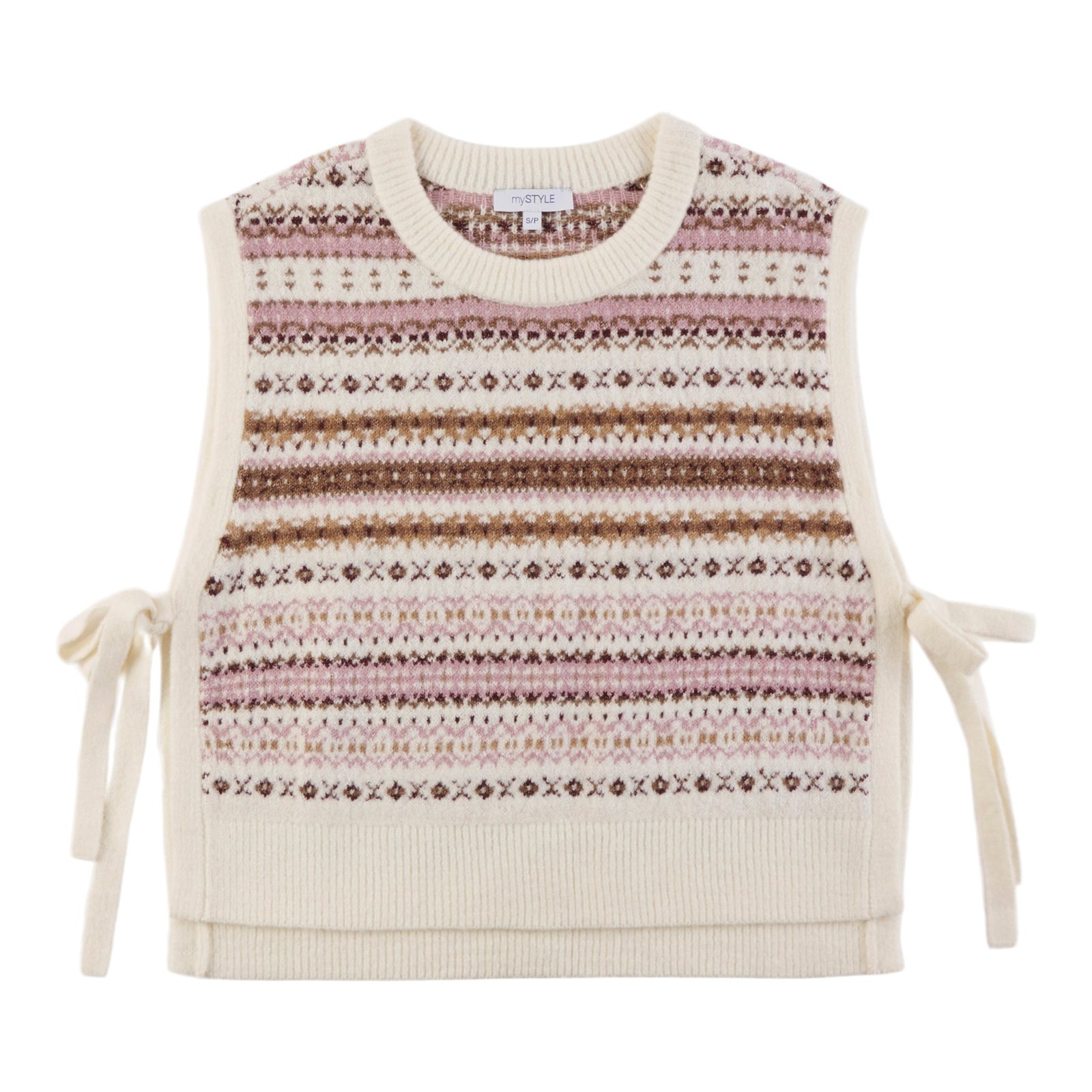 mySTYLE Women’s Patterned Sweater Vest