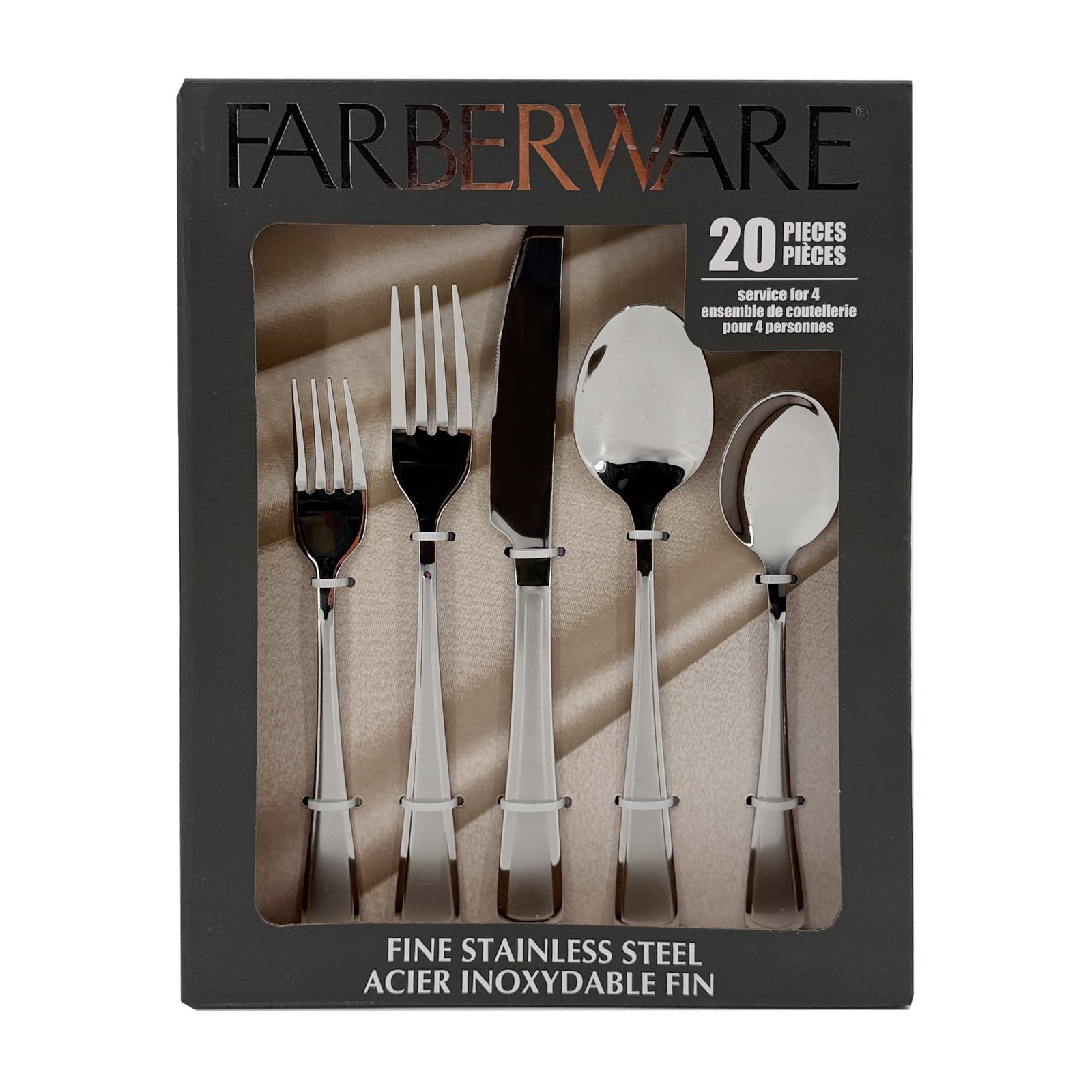 Farberware Flatware Set, 20 Piece