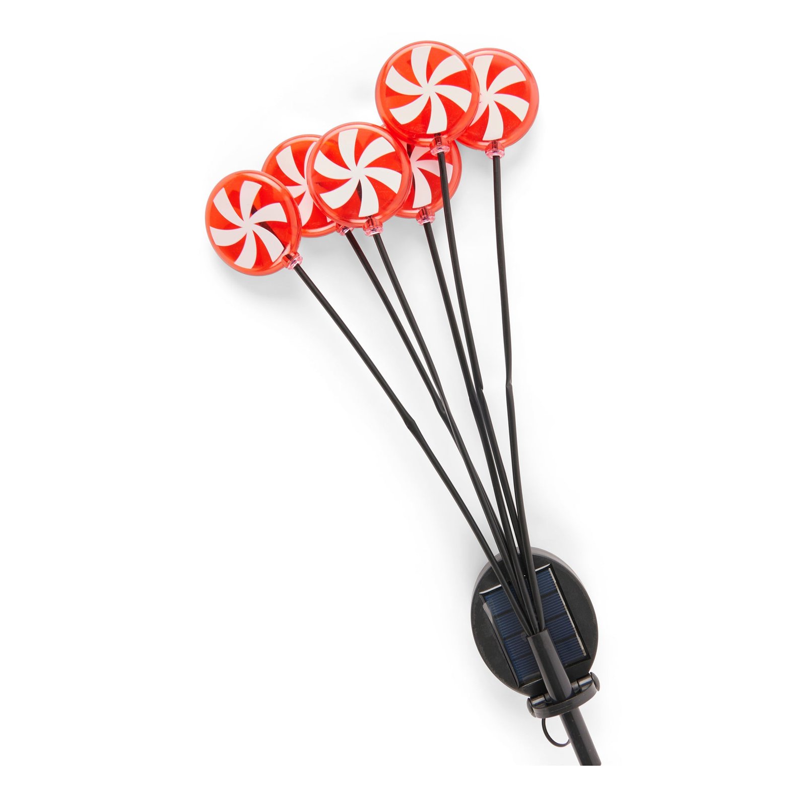 Festive Living Holiday Solar 6 LED Swayer Stake Lights, 28-in.