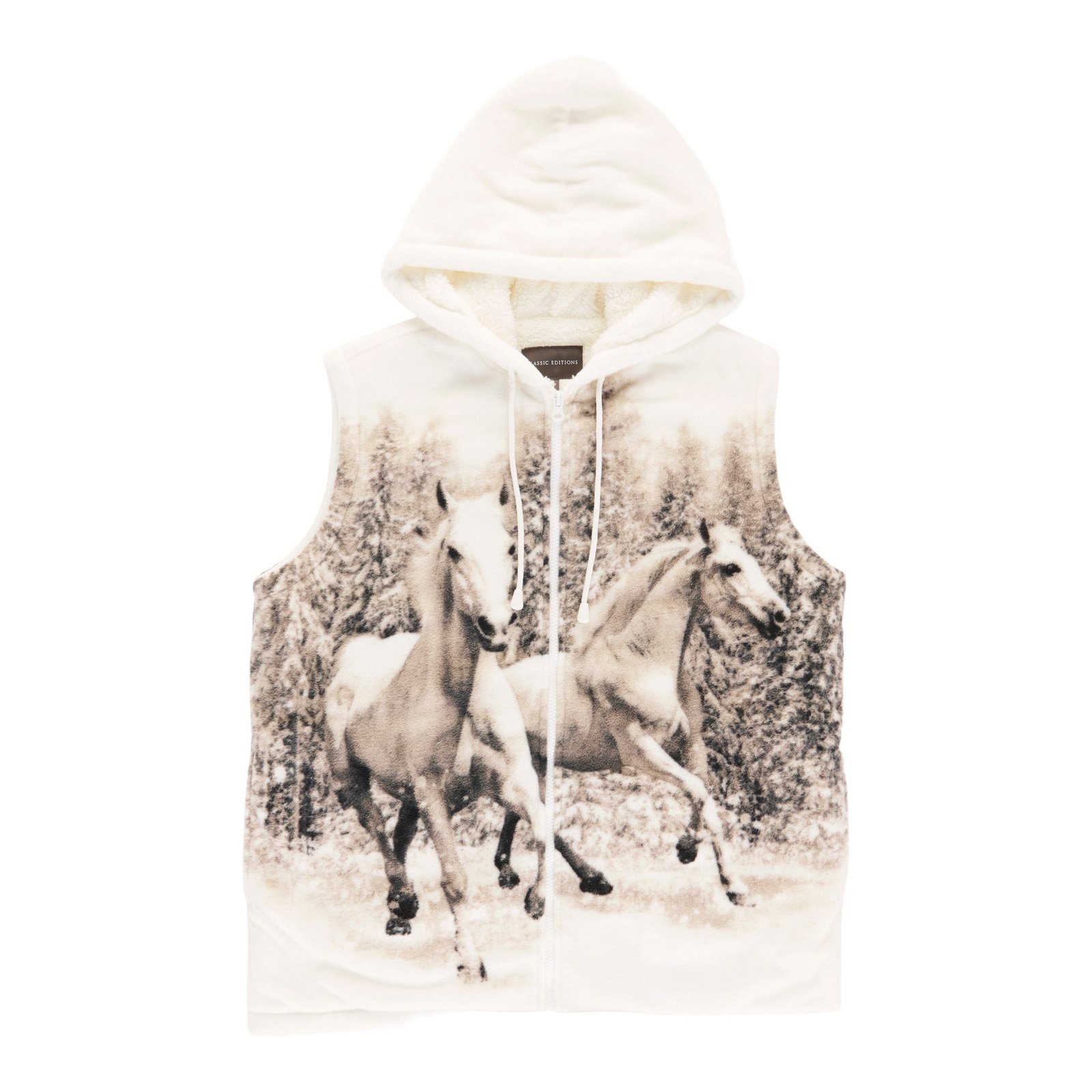 Classic Editions Women's Animal Sherpa Vest