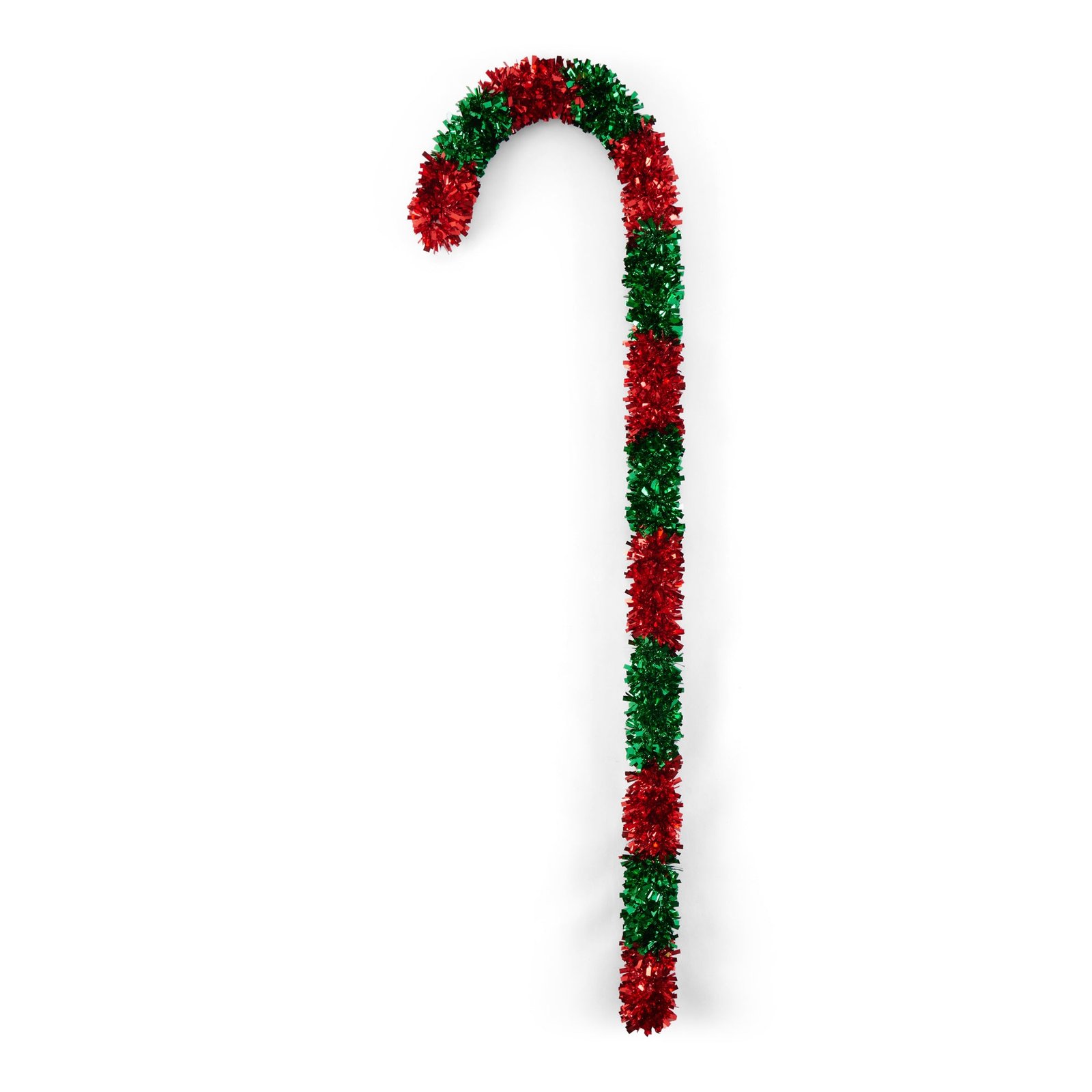Tinsel Candy Cane, 4-ft.