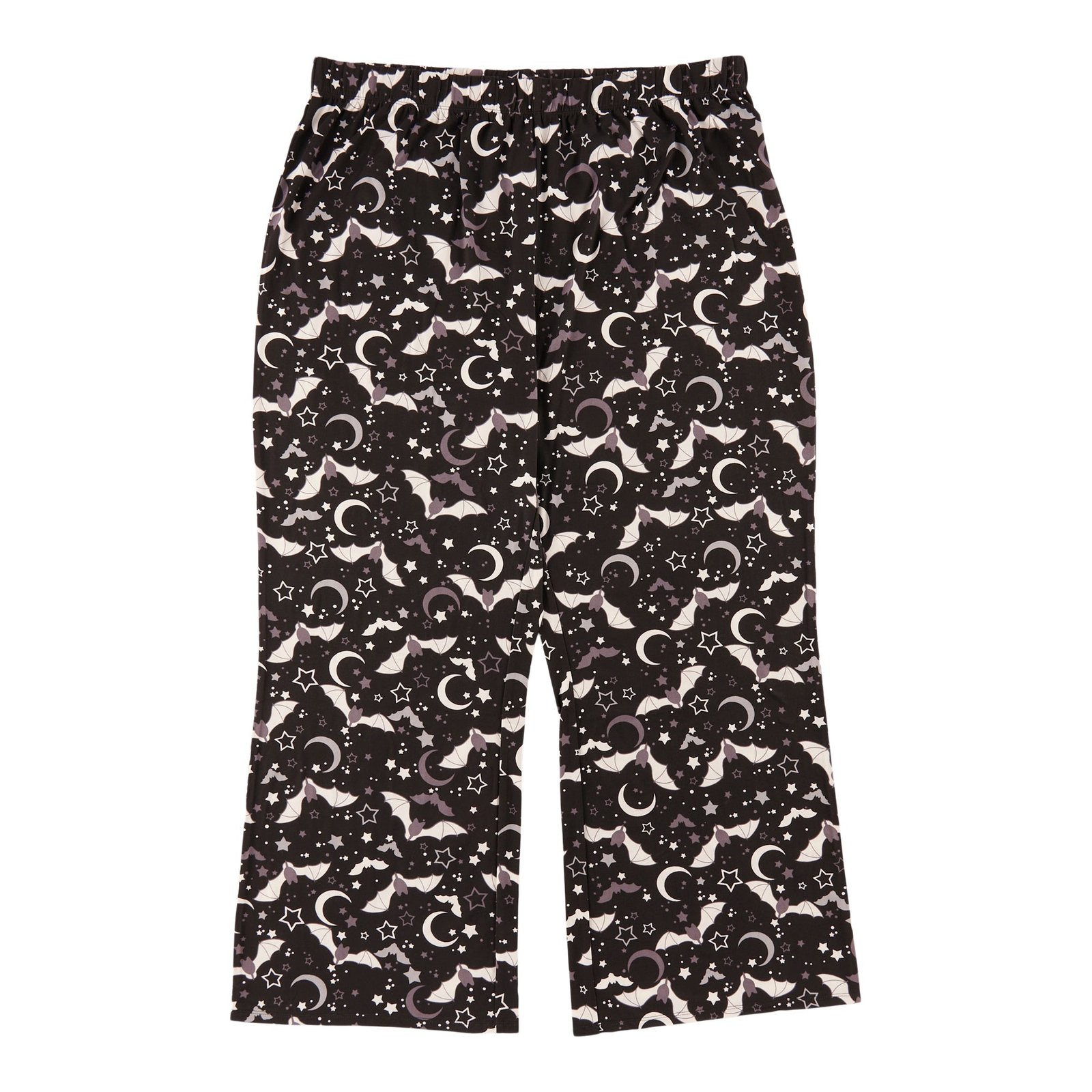 Women's Plus Novelty Wide-Leg Pull-On Pants