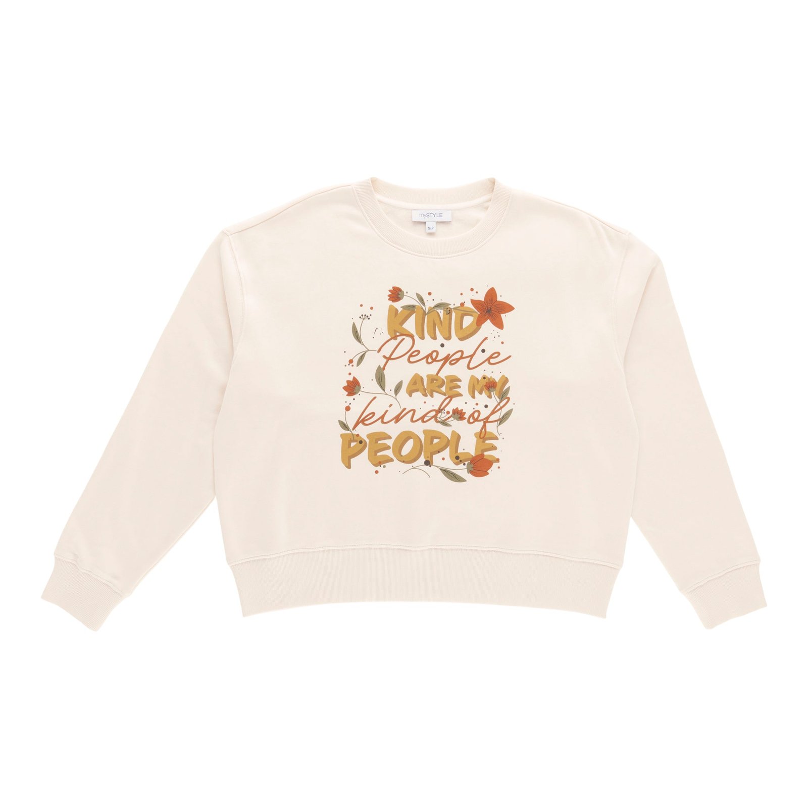 mySTYLE Women’s Printed Fleece Sweatshirt