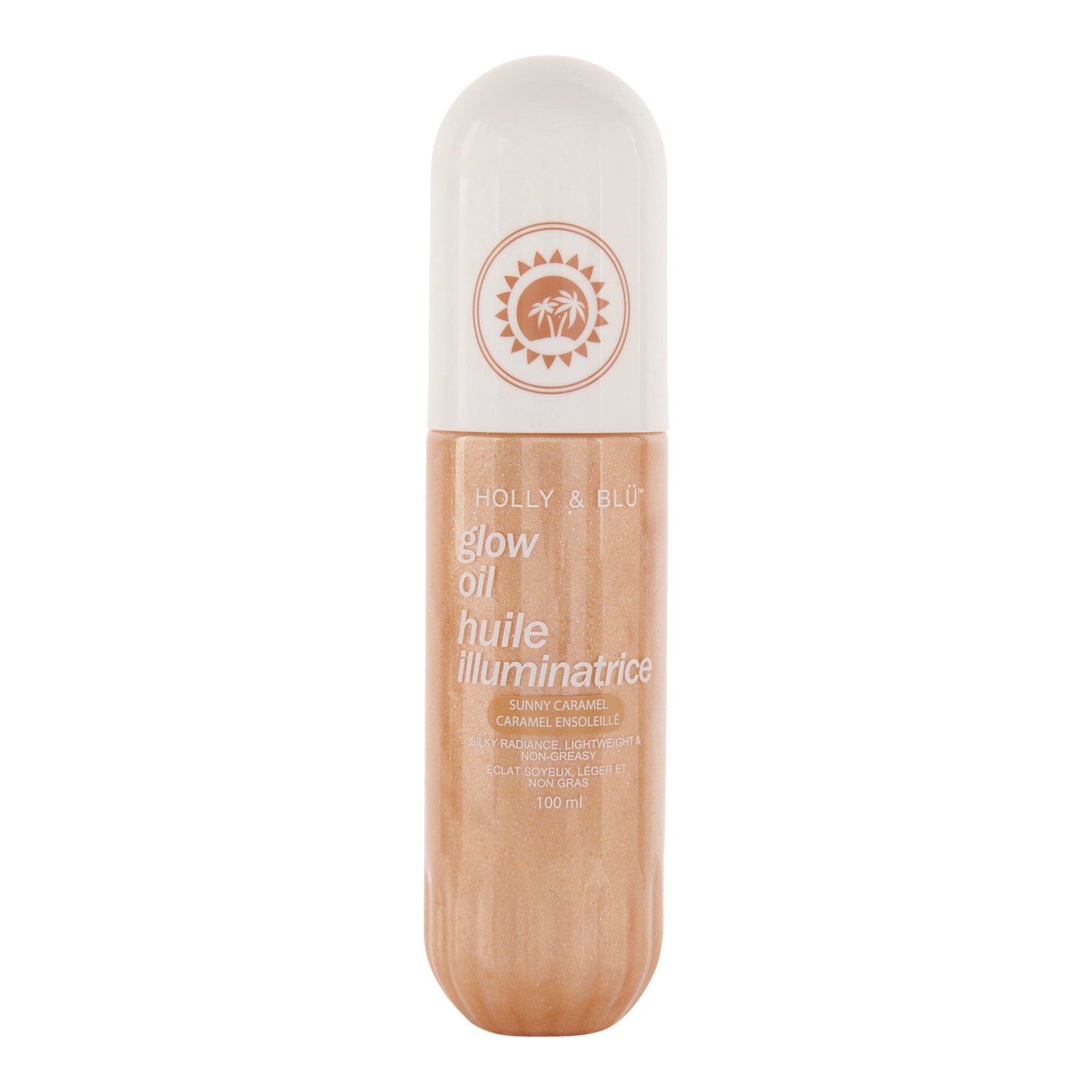 Holly & Blu Glow Oil, Sunny Caramel, 100 ml