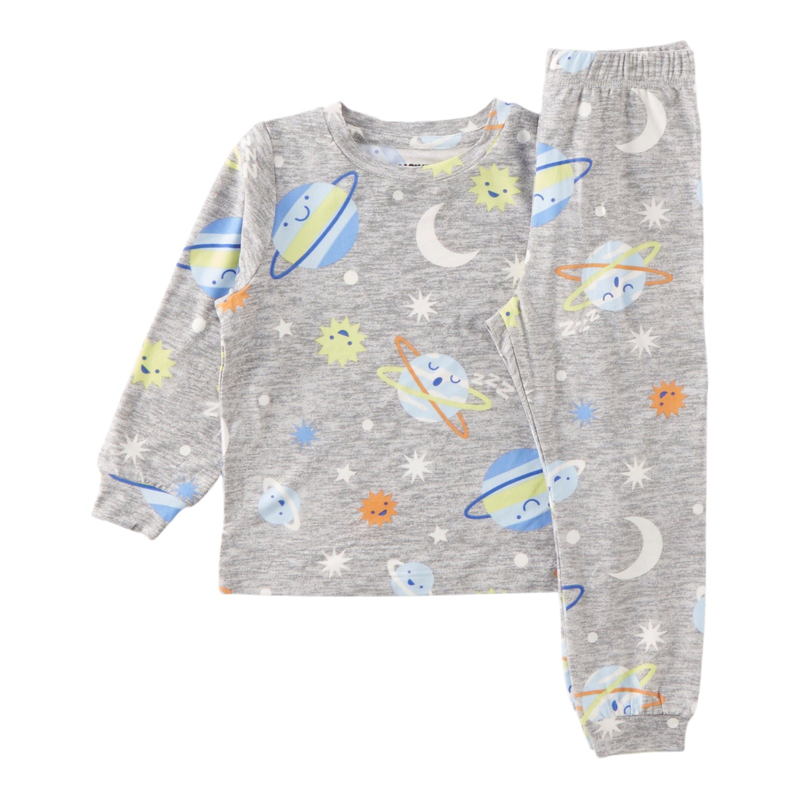 MONKEY BARS Infant Unisex Long Sleeve Pajama Set, 2-Piece, 12-24 Month