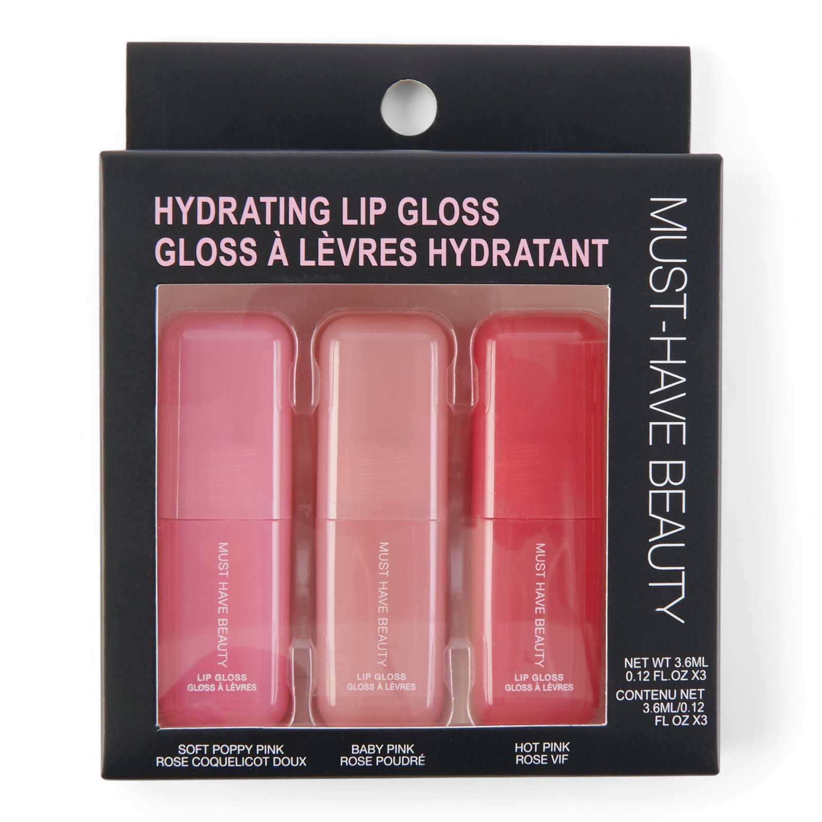 Lip Gloss Veil Gloss Set, 3-Pack