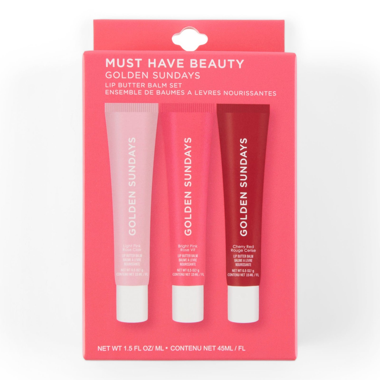 Golden Sunday Lip Butter Set, 3-Pack