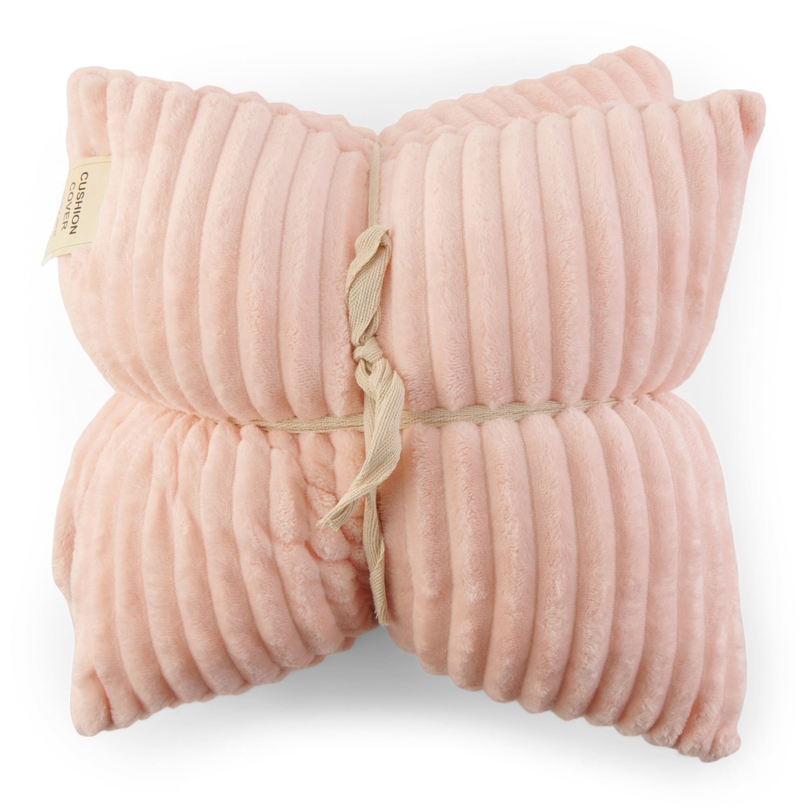 Ribbed Jacquard Cushions, 18-in x 18-in, 2 Pack