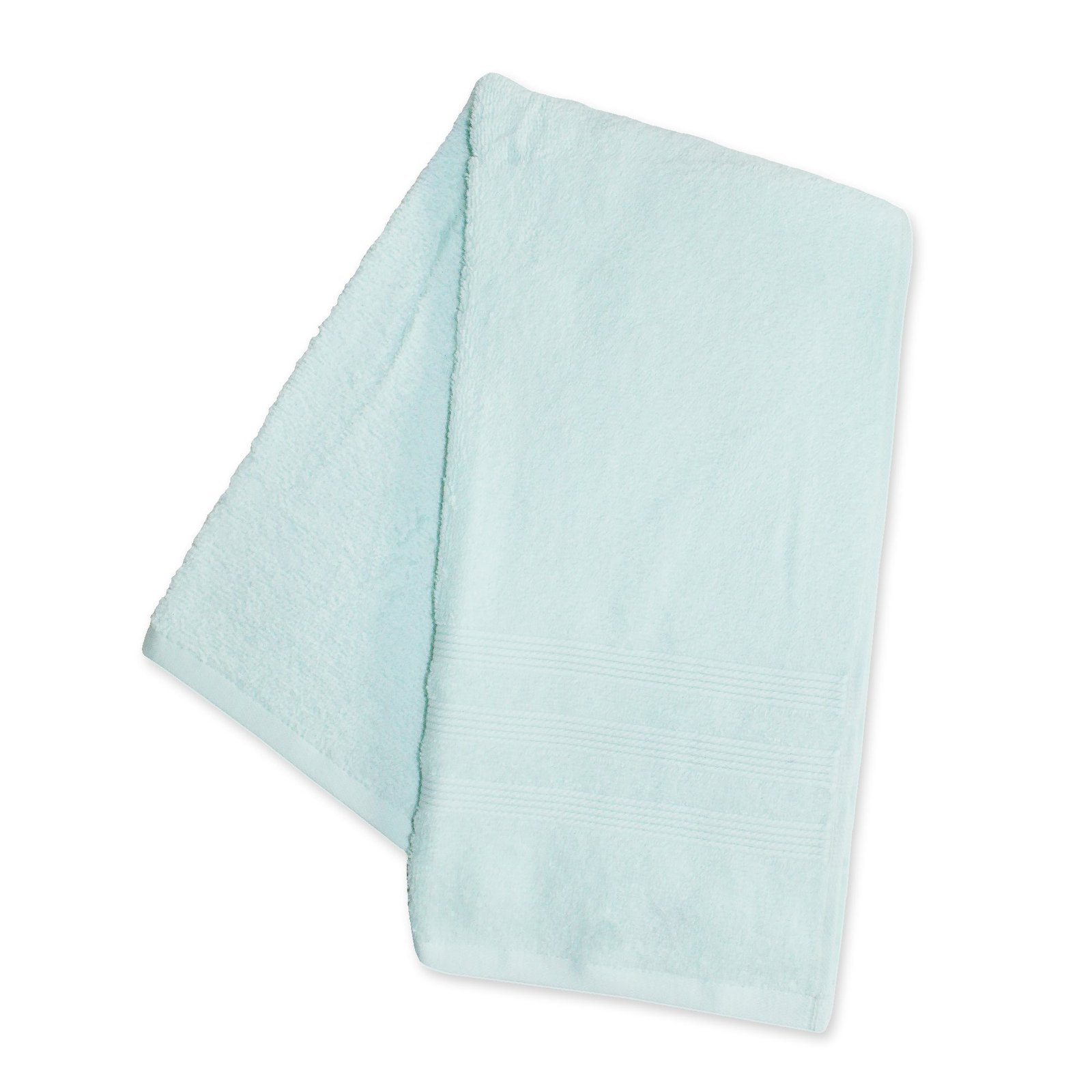 Cleanse Super-Soft Anti-Microbial Cotton Hand Towel, Aqua, 16-in x 28-in