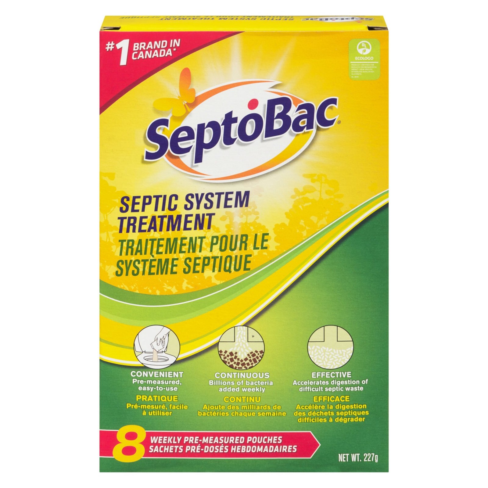 SeptoBac Septic System Treatment with Natural Ingredients, 227 g