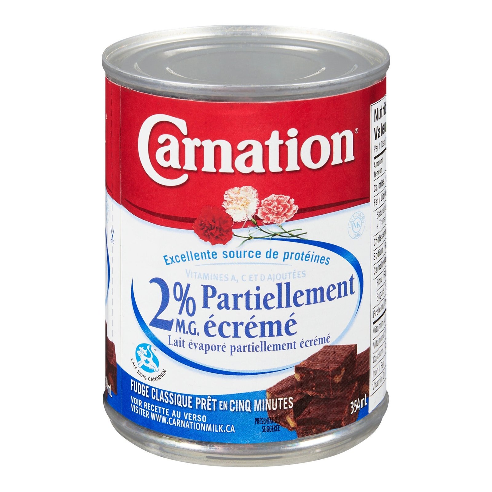 Carnation 2% Partly Skimmed Evaporated Milk - 354ml