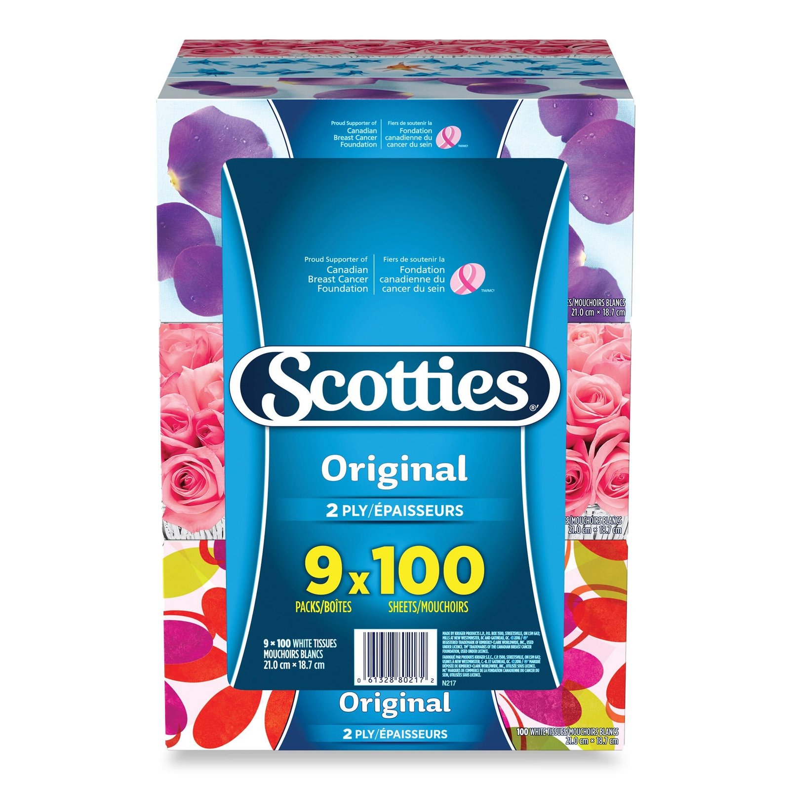 Scotties Facial Tissue, 9-pack