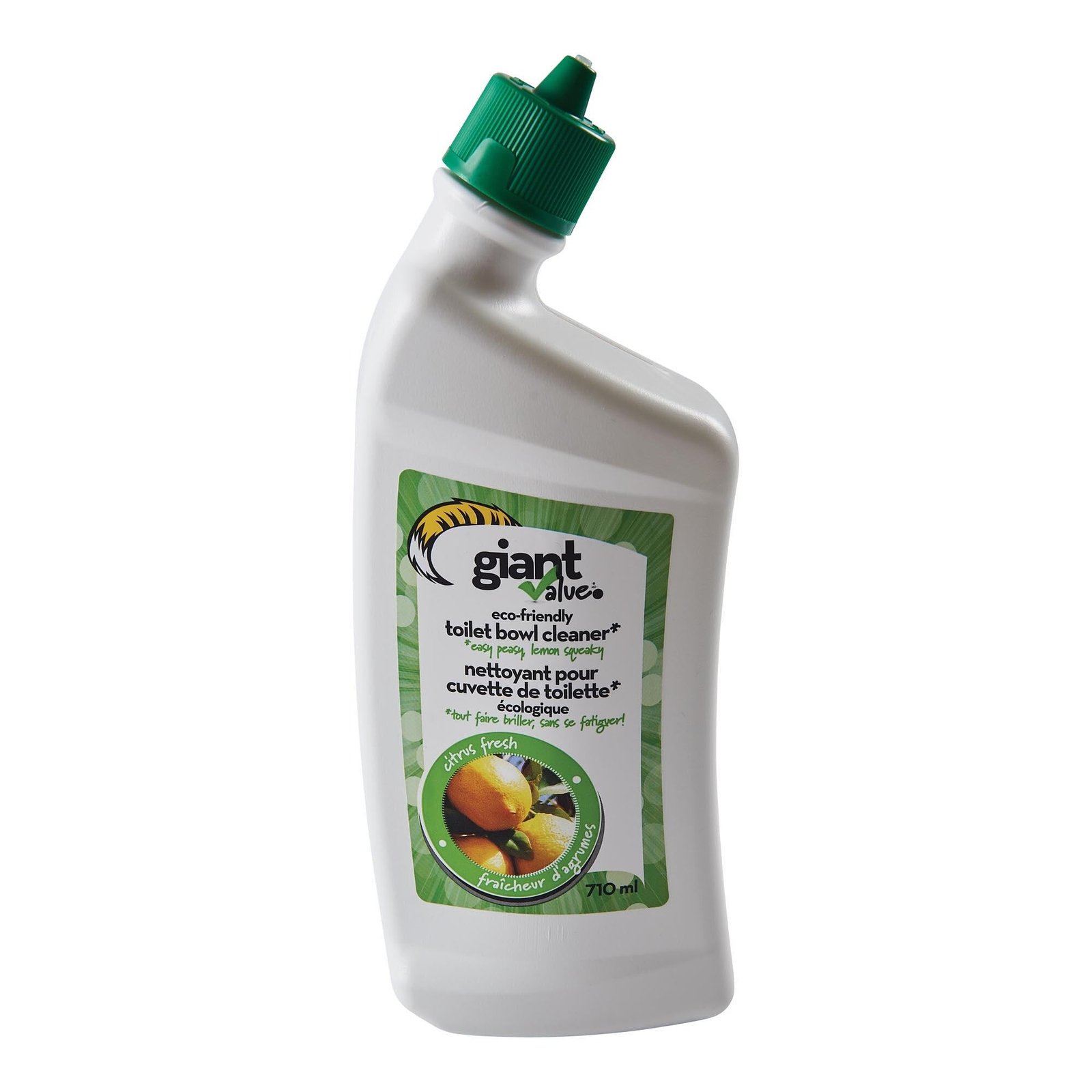 Giant Value Biodegradable Eco-Friendly Toilet Bowl Cleaner, 710-mL