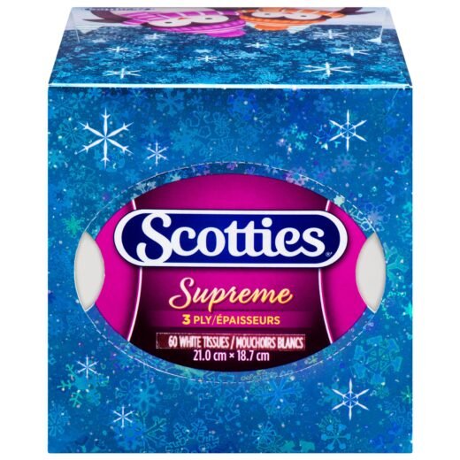 Scotties Facial Tissue Holiday Cube